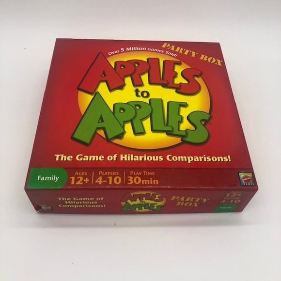 Mattel | Games | Pre Owned Mattel Games Apples To Apples Party Box ...